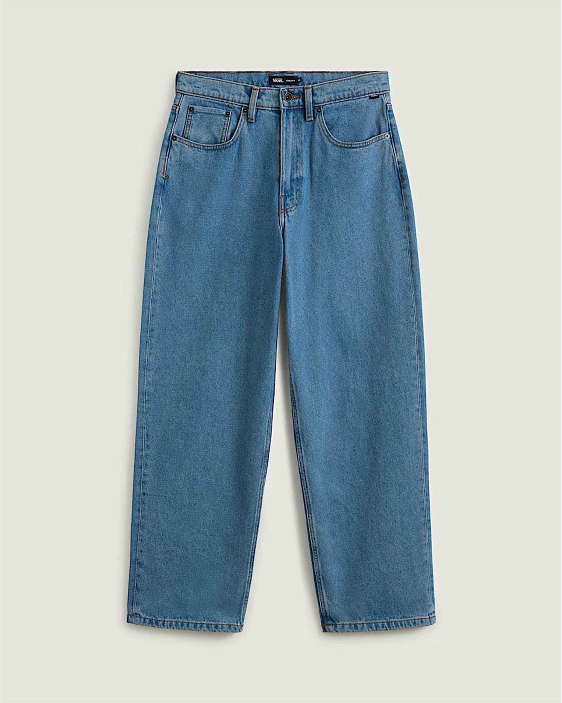 Check-5 Baggy Denim Pants - Stonewash Blue