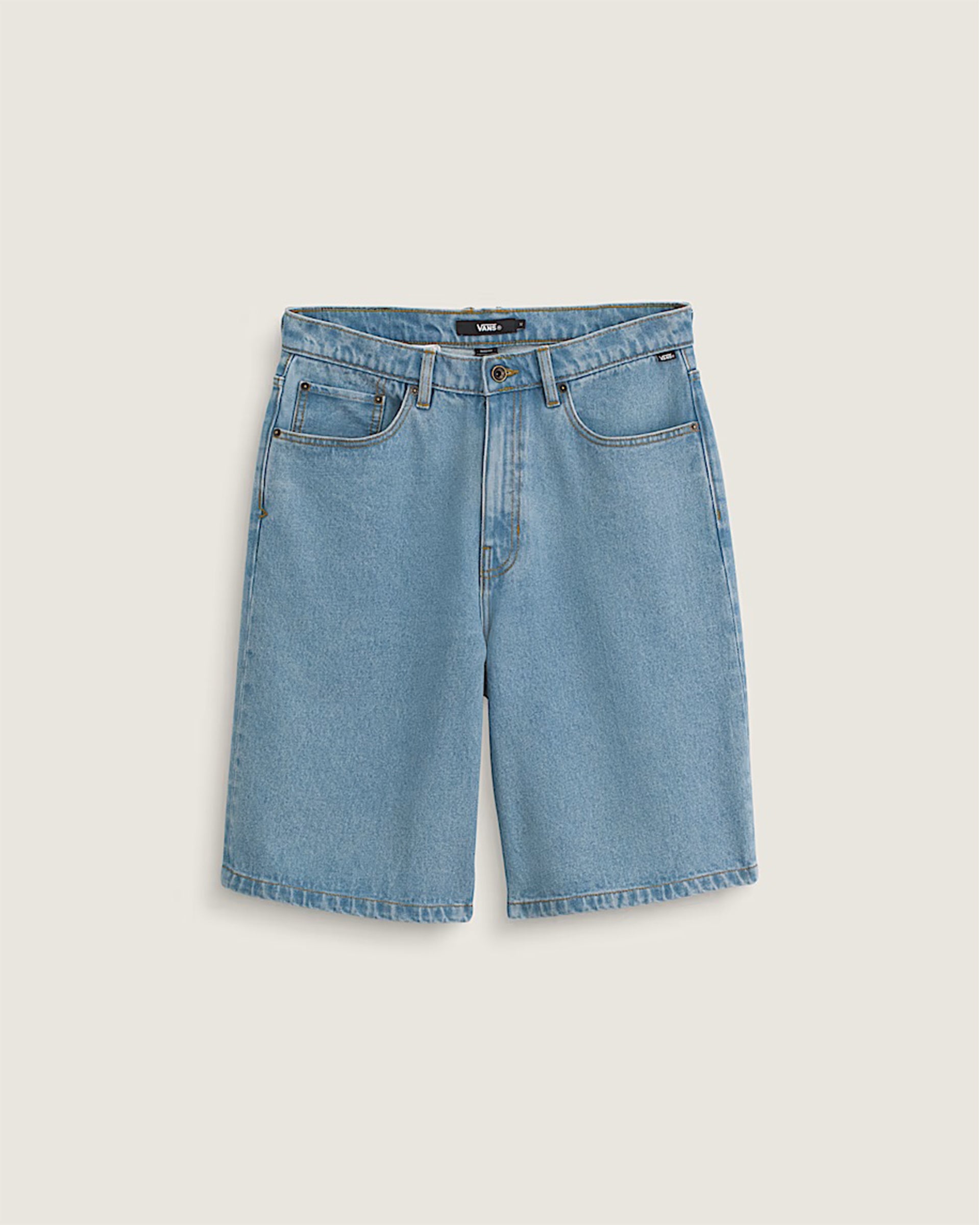 Vans Check-5 Baggy Denim Shorts - Stonewash Blue