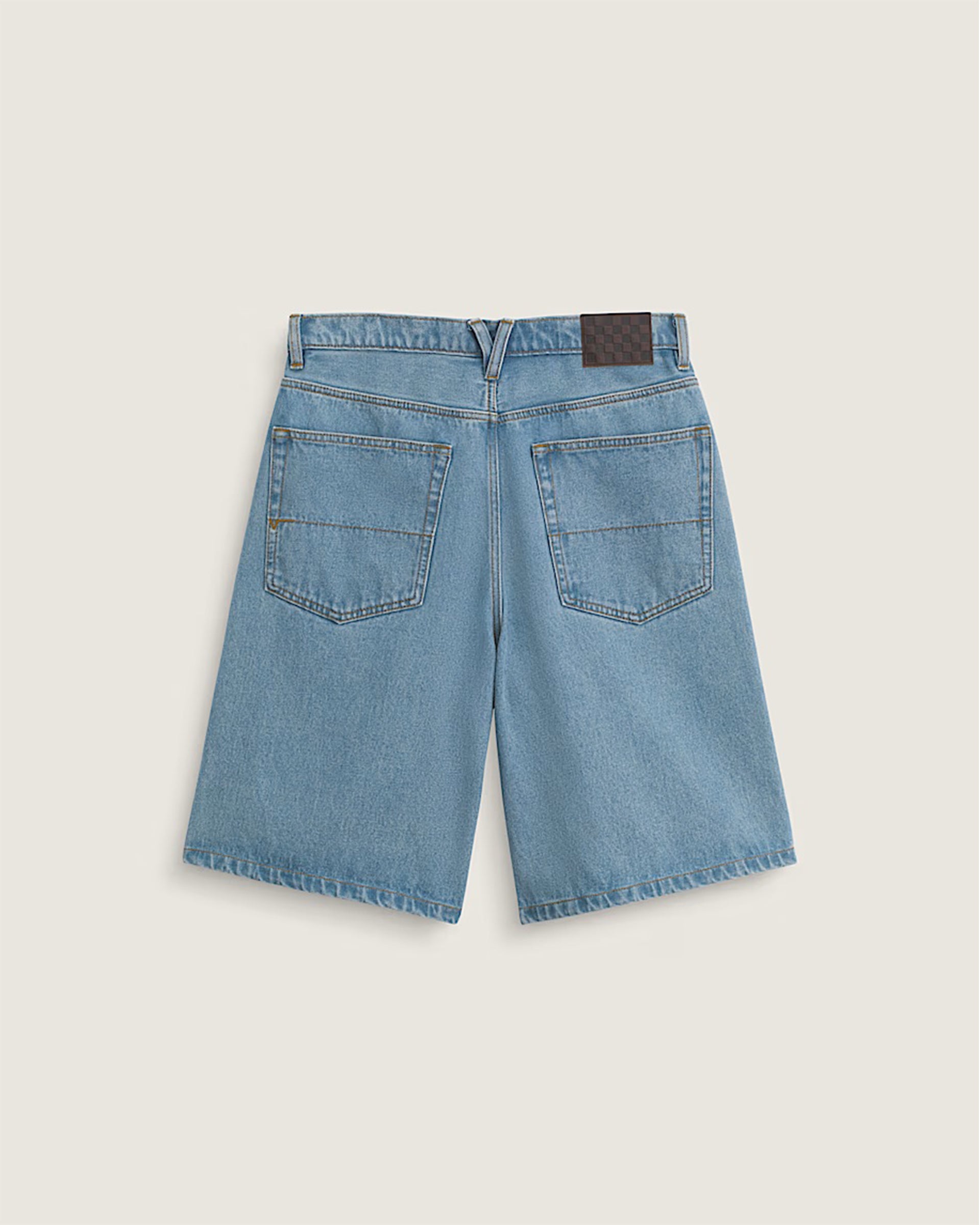 Vans Check-5 Baggy Denim Shorts - Stonewash Blue