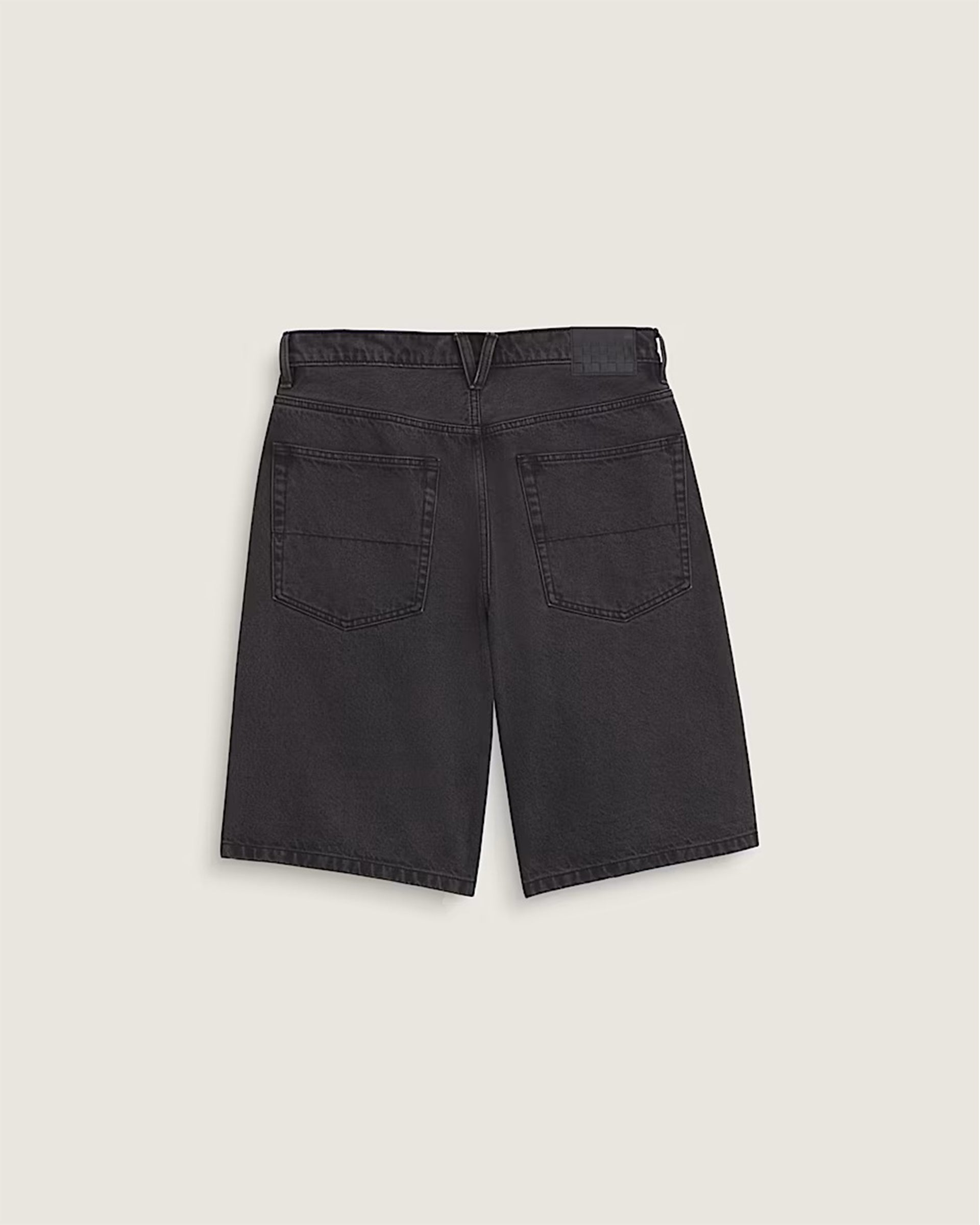 Vans Check-5 Baggy Denim Shorts - Washed Black