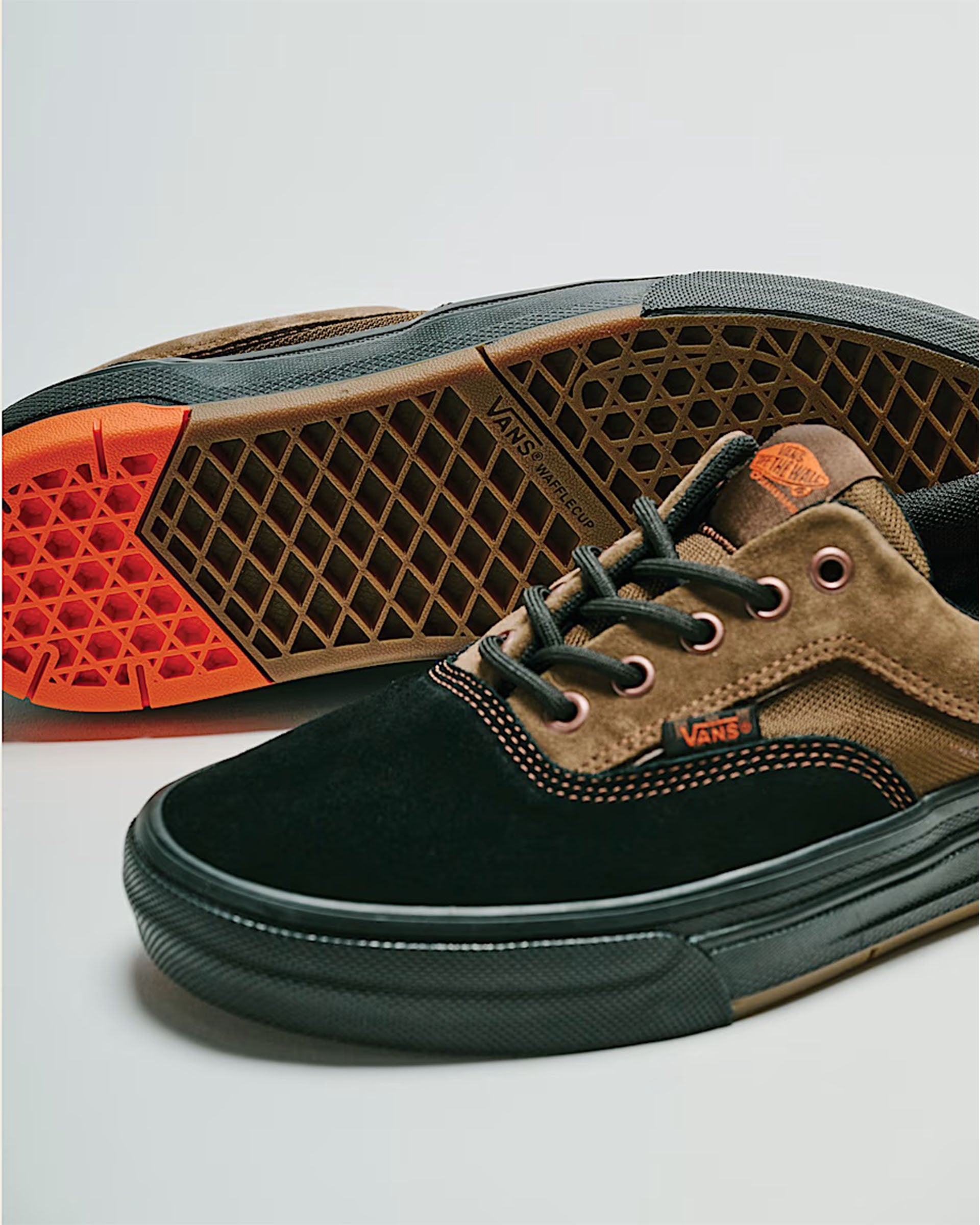 Vans Skate Era Wafflecup Shoes - Black Brown
