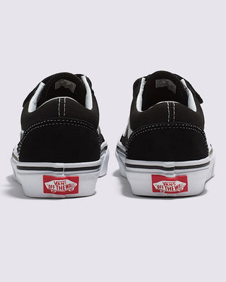 Vans Little Kids Old Skool V Shoe - Black / White