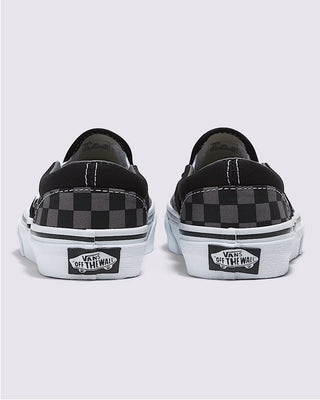 Vans Little Kid's Classic Slip-on Shoes - Black / Pewter Grey