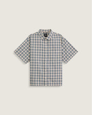 Vans Larkspur Timber Plaid Short Sleeve Shirt - Almond Crisp