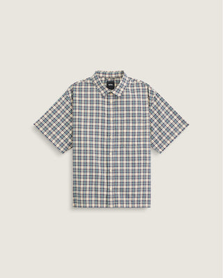 Vans Larkspur Timber Plaid Short Sleeve Shirt - Almond Crisp