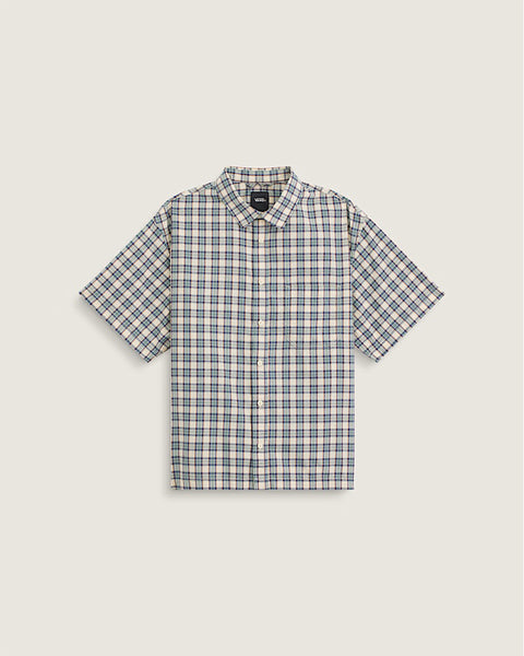 Larkspur Timber Plaid S/S Shirt - Almond Crisp – Jack's Surfboards