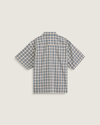 Vans Larkspur Timber Plaid Short Sleeve Shirt - Almond Crisp
