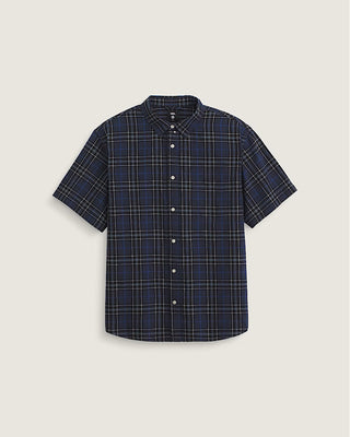 Vans Lawson Plaid Button Up Shirt - Parisian Night Blue/Black