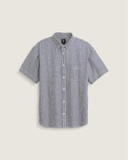 Lawson Stripe Button Up Shirt - White/Dress Blue