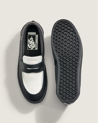 Vans Skate Loafer Shoe - Black/White