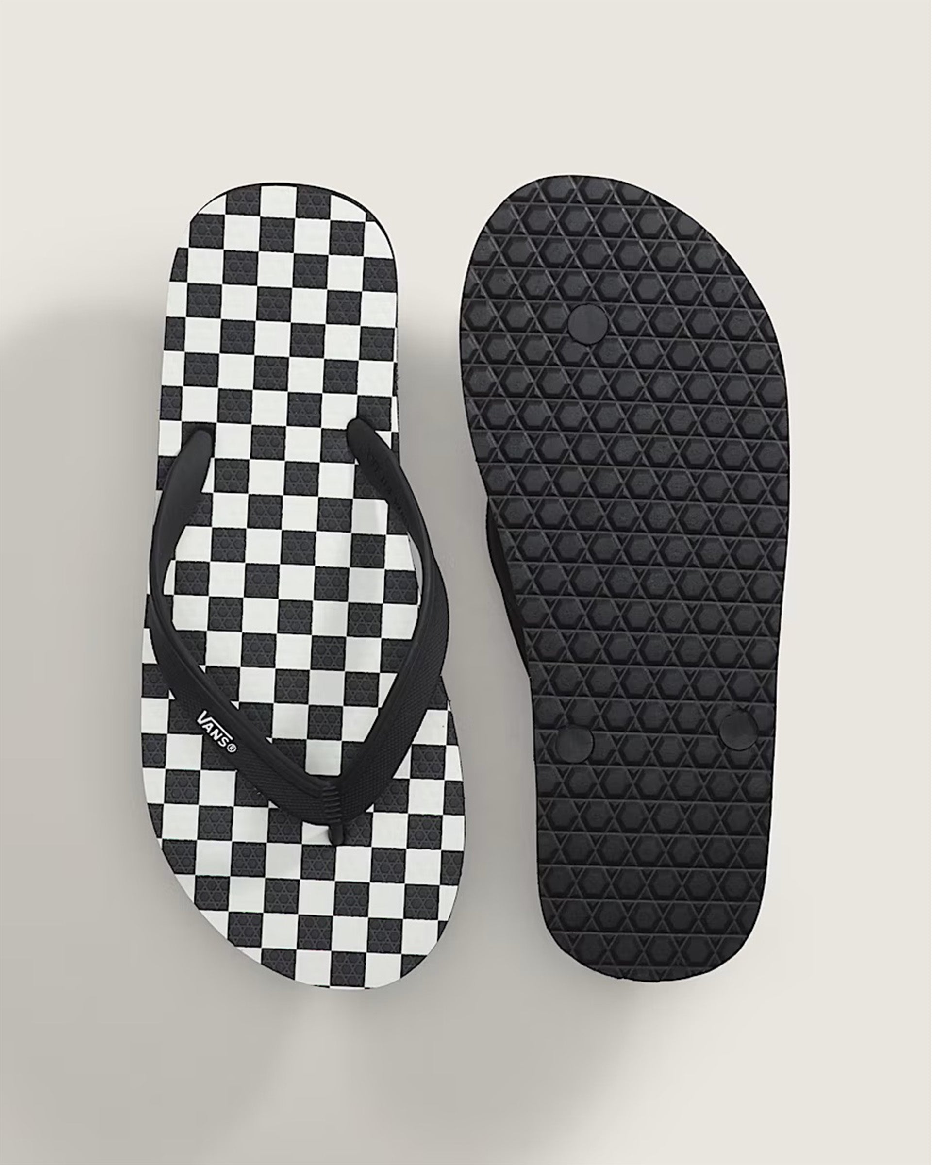Vans Makena Checkerboard Sandal - Checkerboard Black/Marshmellow White