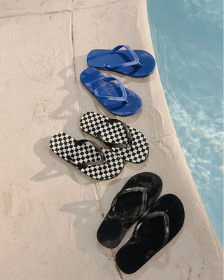Vans Makena Checkerboard Sandal - Checkerboard Black/Marshmellow White