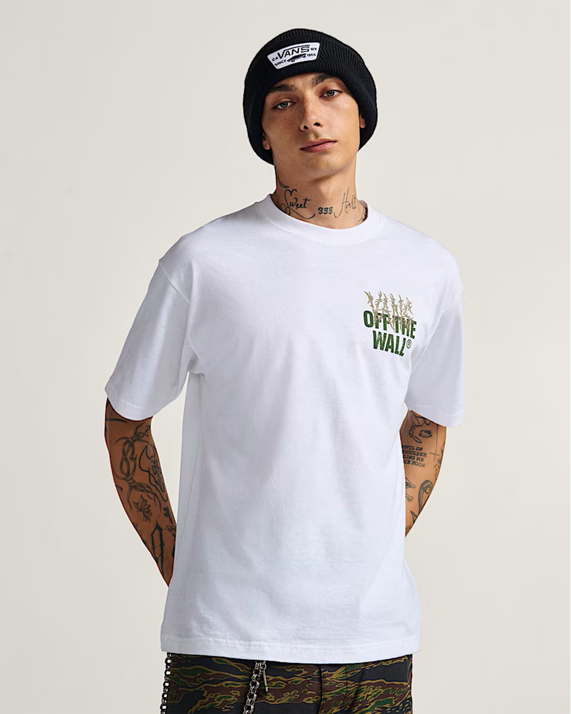 Vans Metal Wall Short Sleeve T-Shirt - White