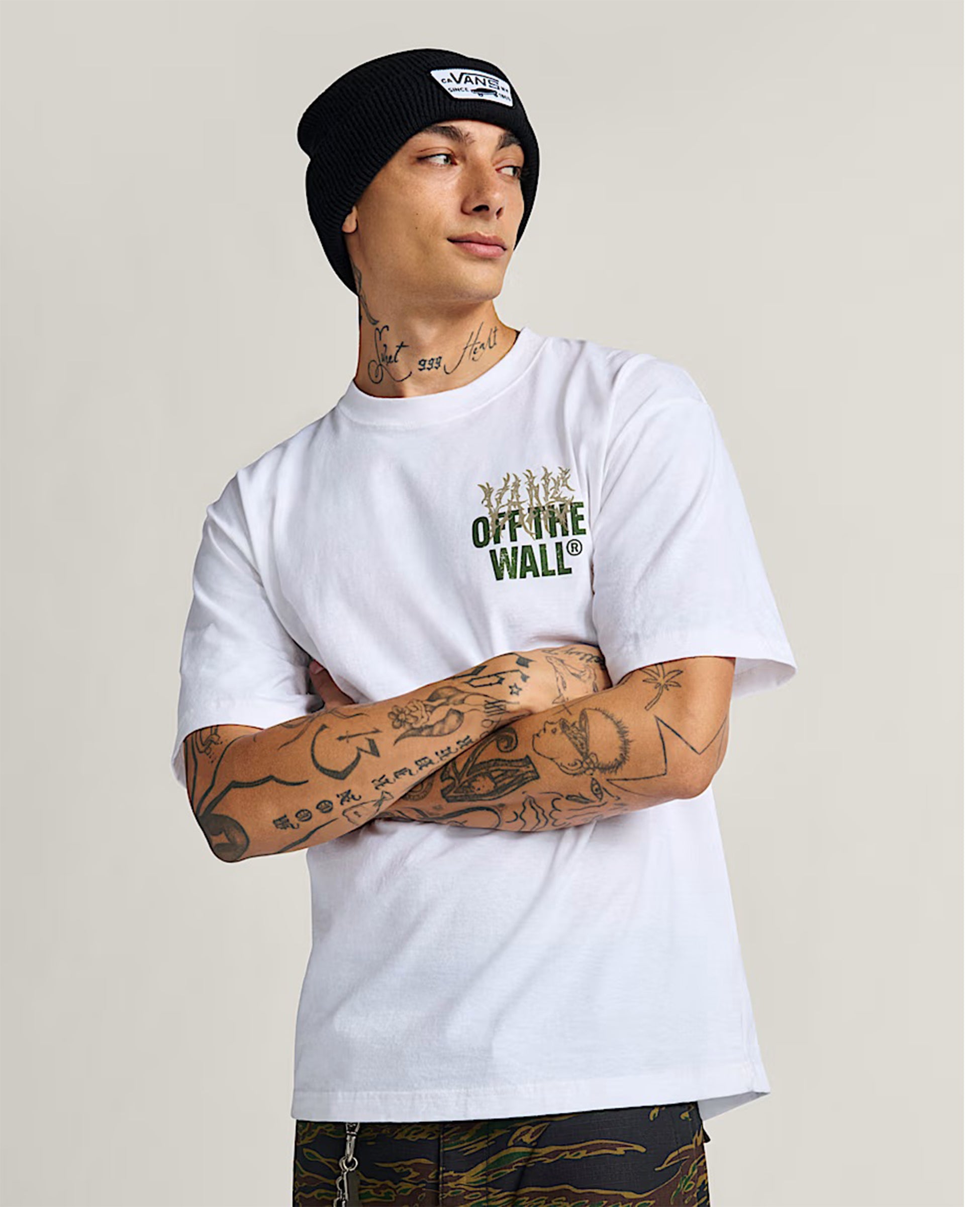 Vans Metal Wall Short Sleeve T-Shirt - White