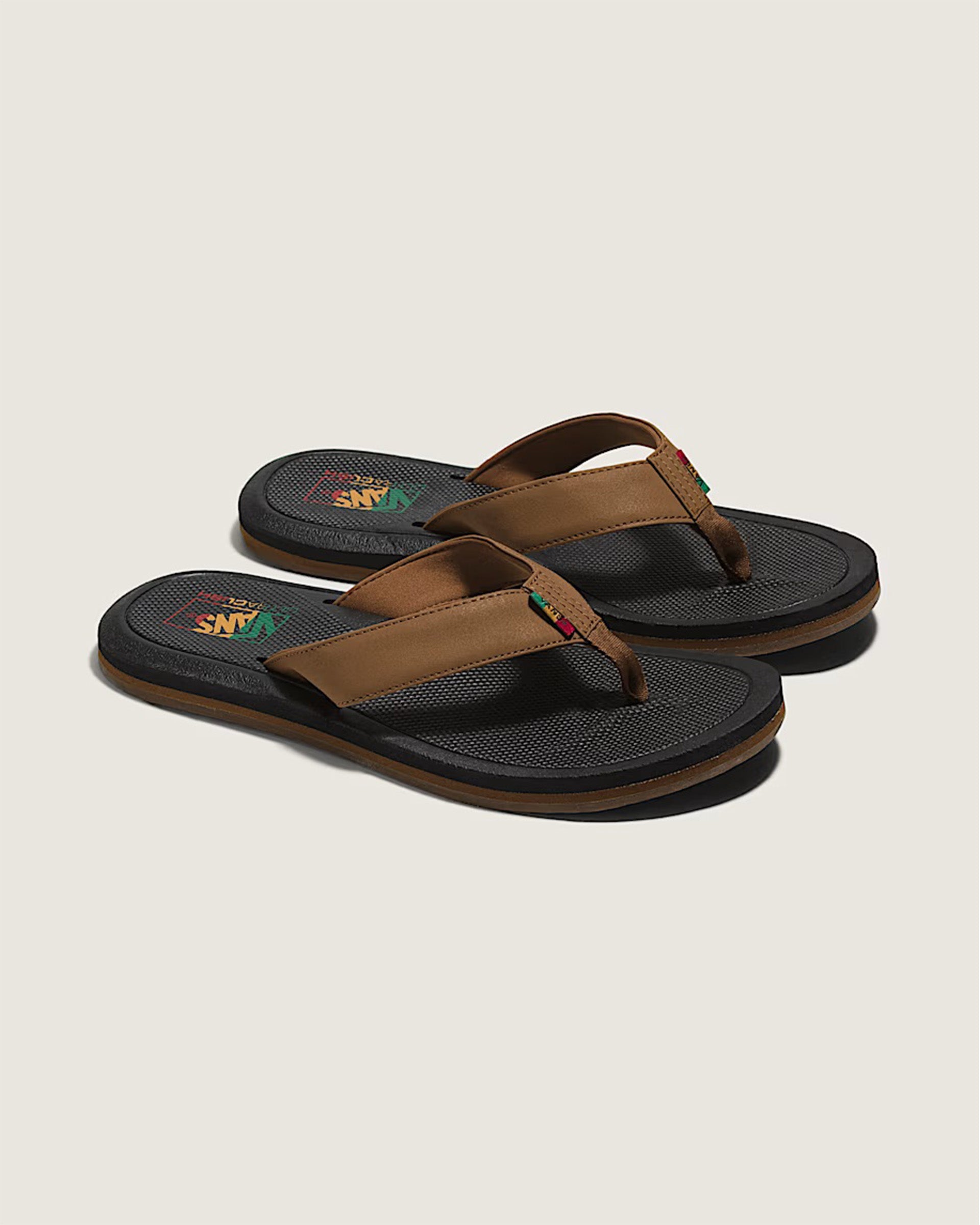 Vans Nexpa Synthetic Sandal - Dachshund Brown/Black