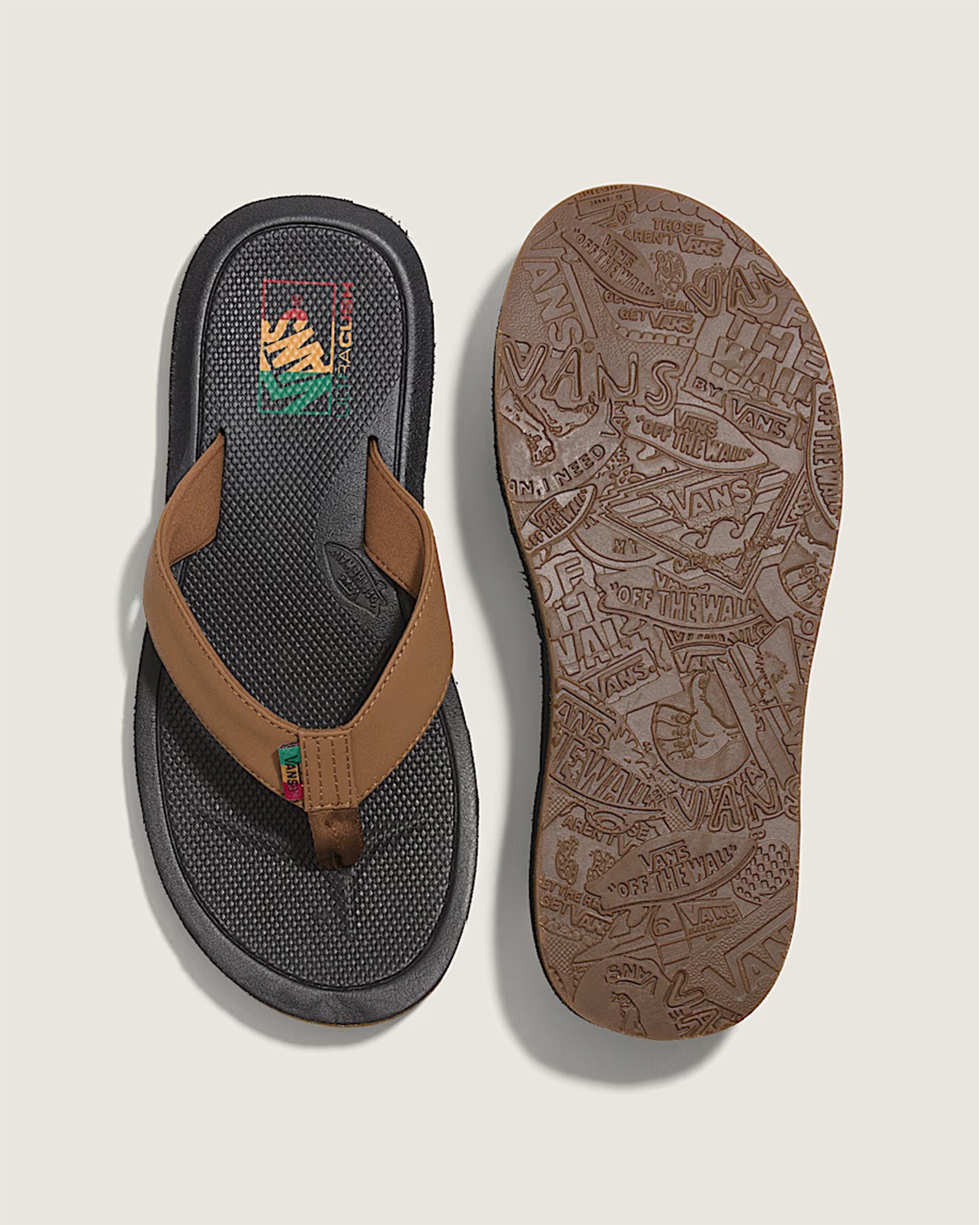 Vans Nexpa Synthetic Sandal - Dachshund Brown/Black