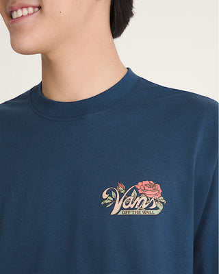 Vans Old Skool Bloom Short Sleeve T-Shirt - Dress Blues