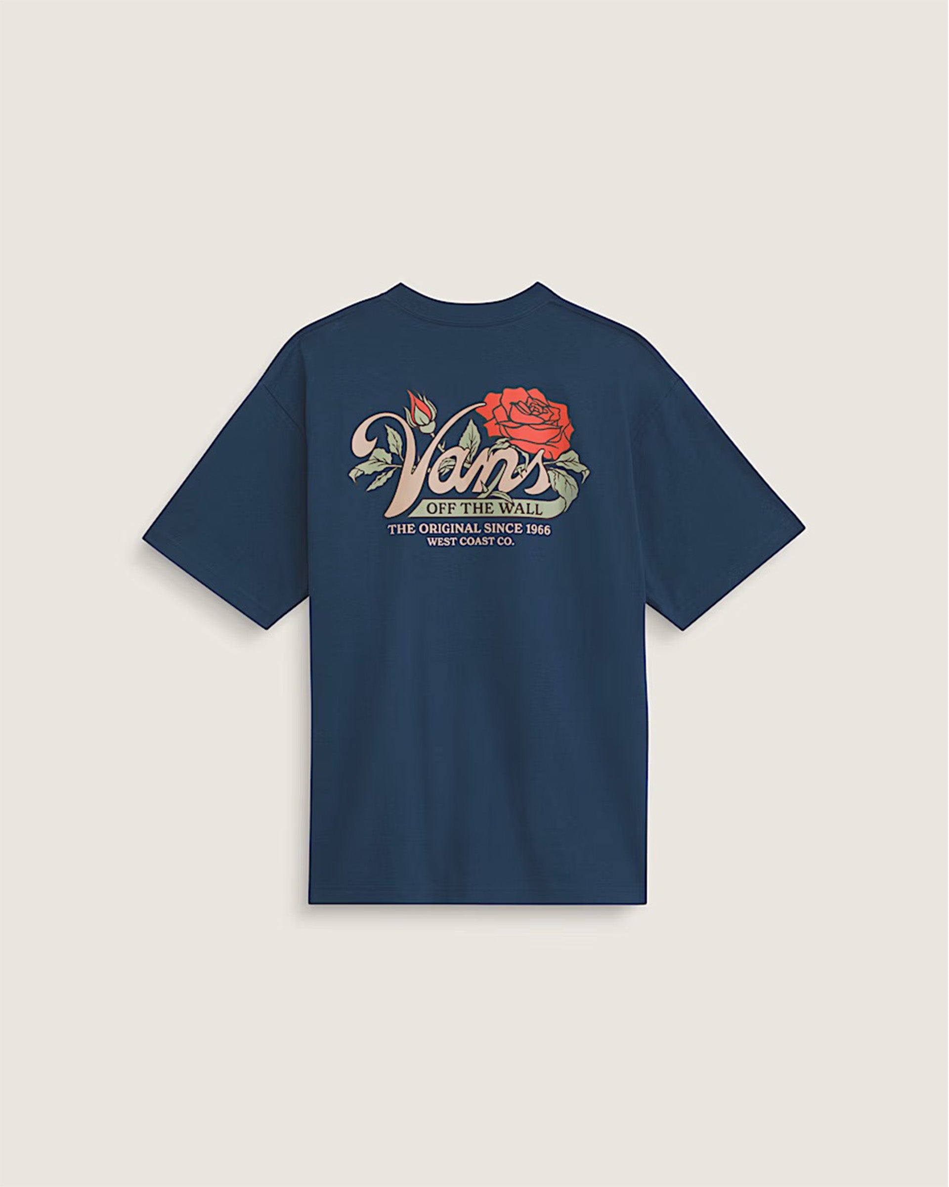 Vans Old Skool Bloom Short Sleeve T-Shirt - Dress Blues