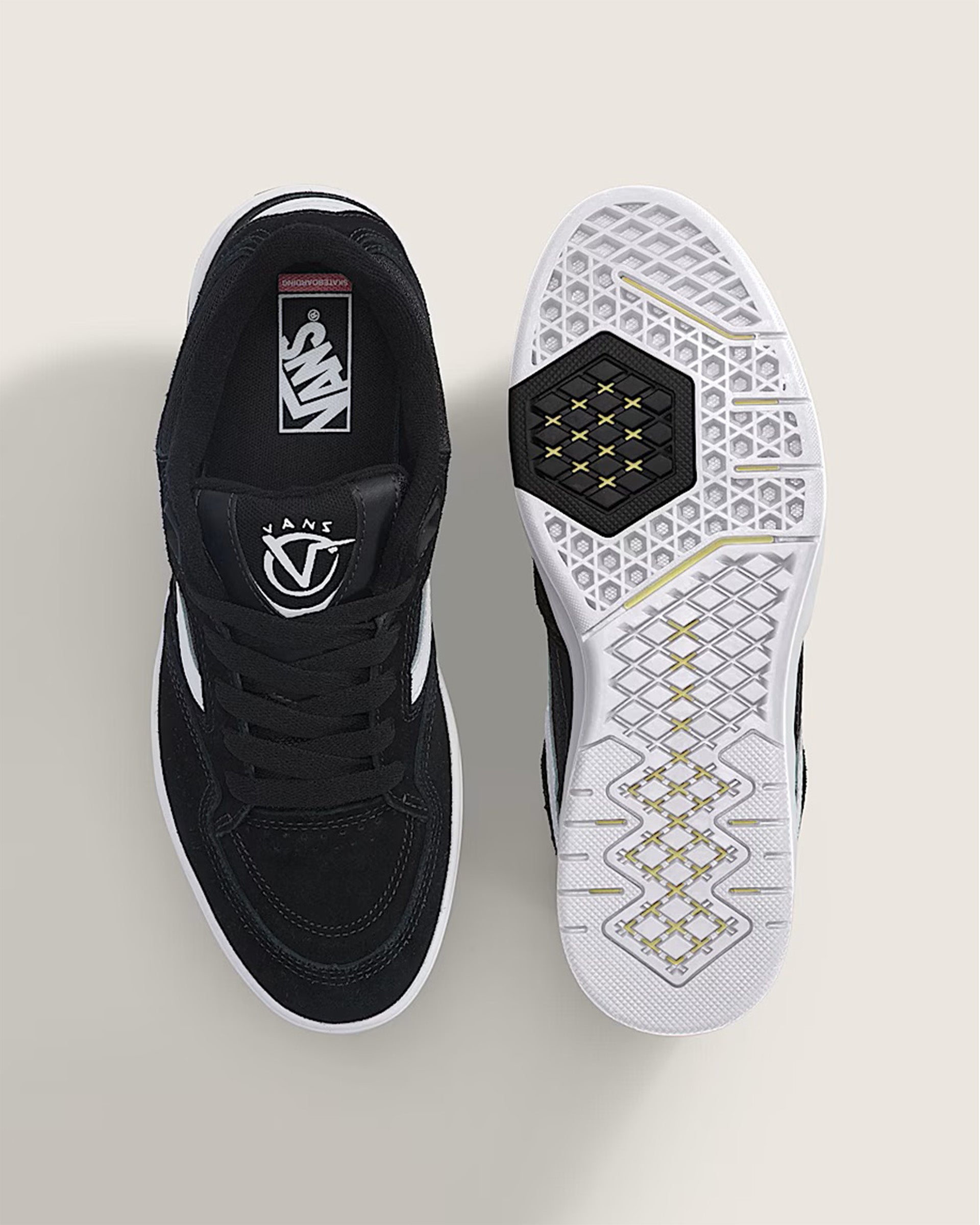 Vans Skate Rowan Z3 Shoes - Black/White/Red