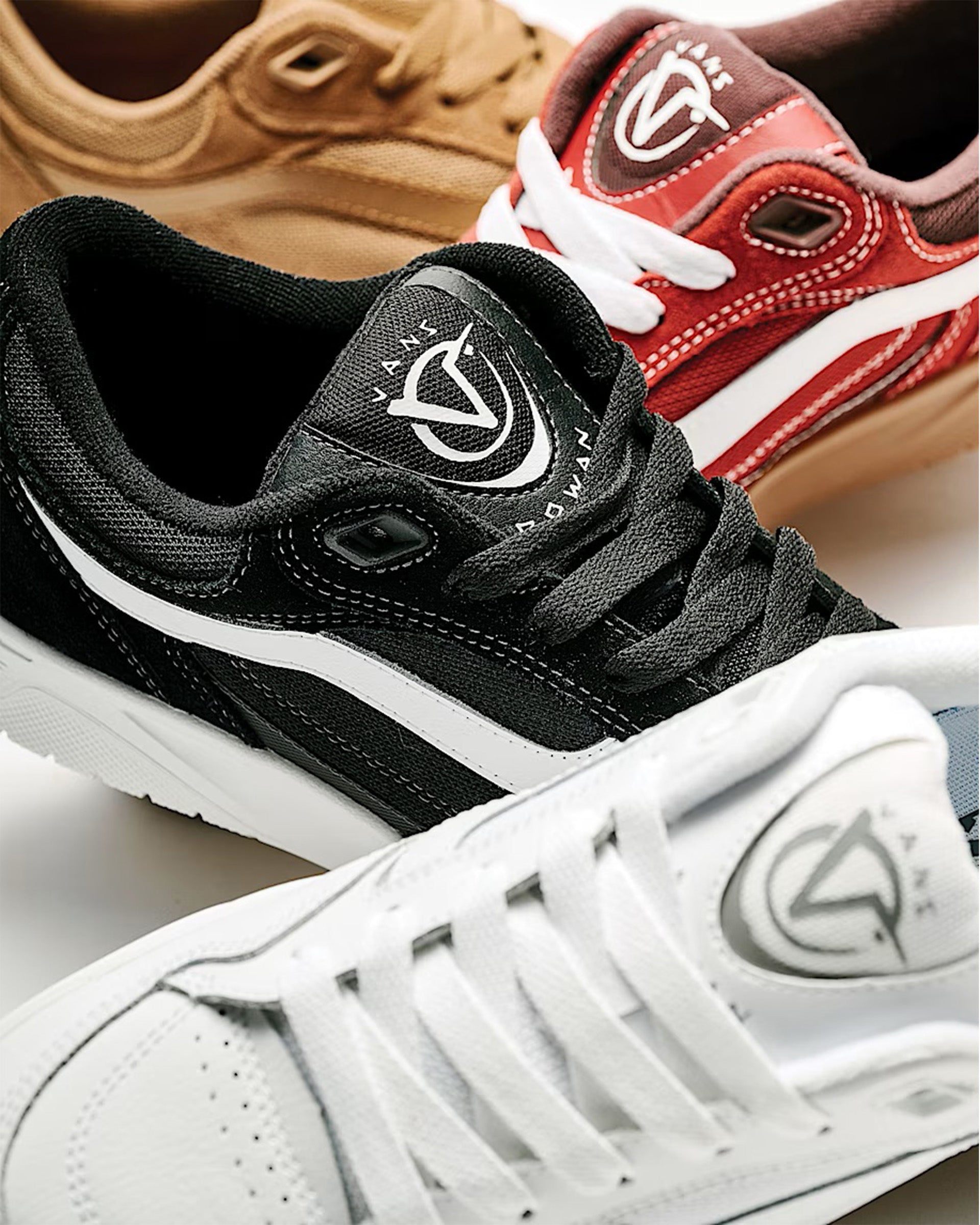 Vans Skate Rowan Z3 Shoes - Black/White/Red