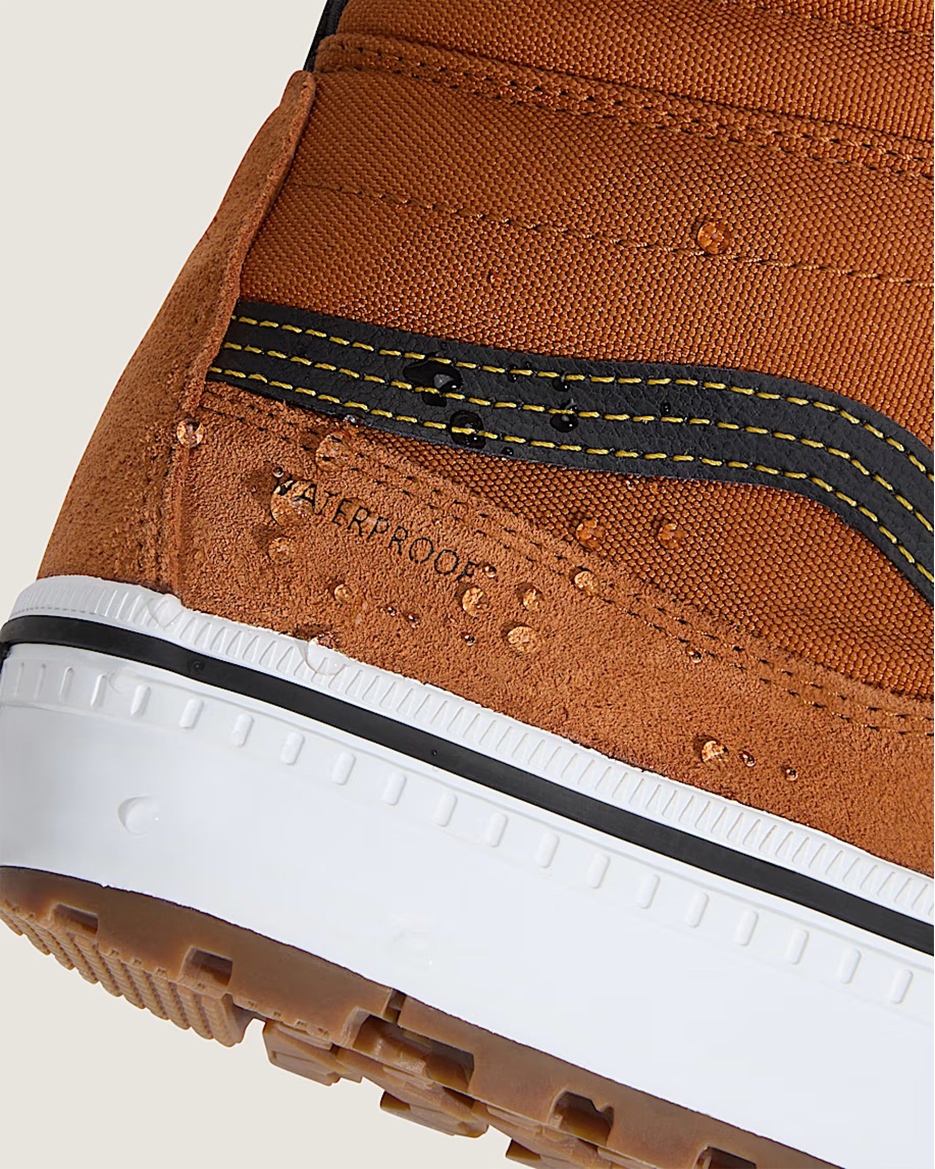 Vans Sk8-Hi Waterproof Insulated Shoe - Glazed Ginger Brown