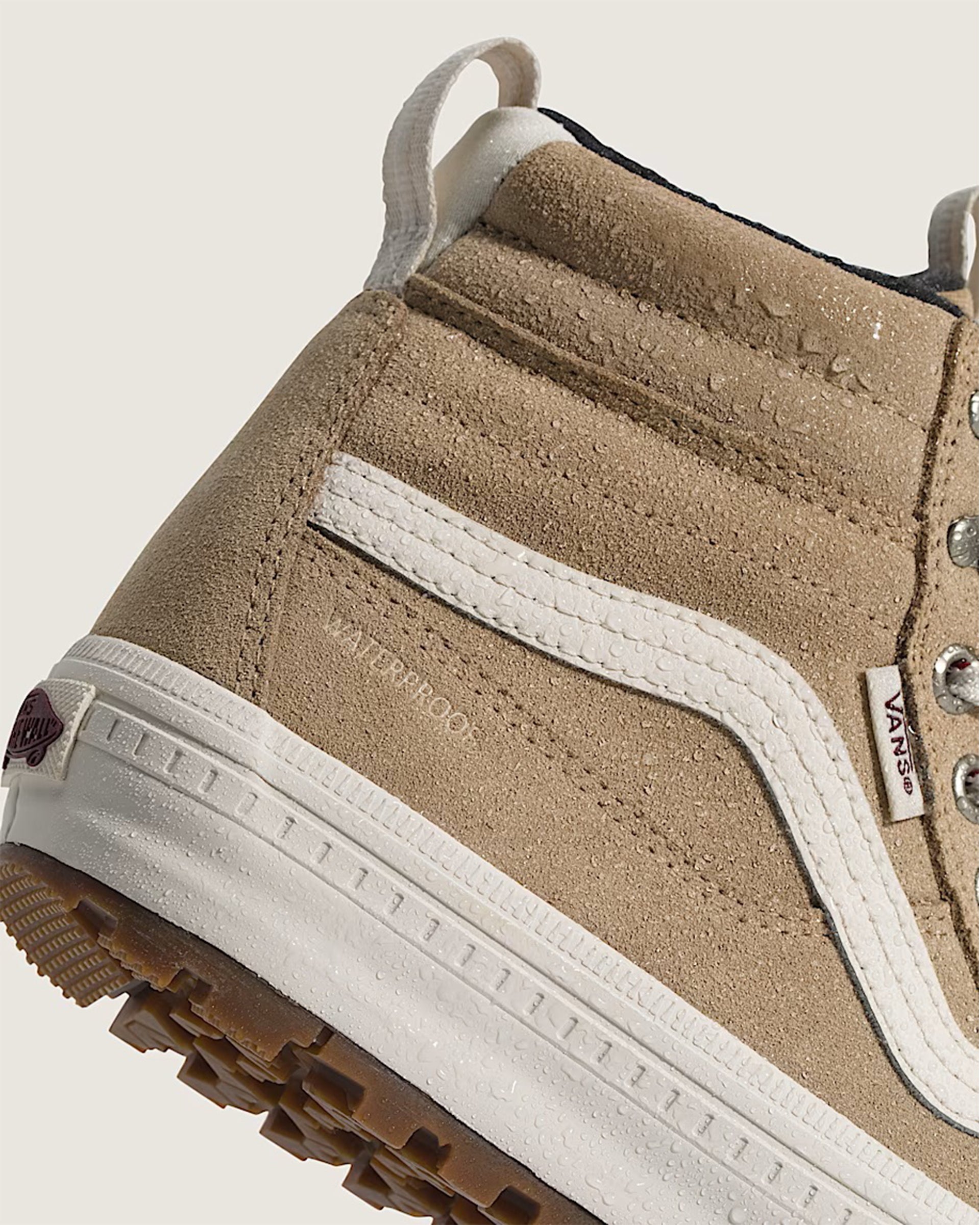 Sk8-Hi Waterproof Insulated Shoe - Brown/White – Jack's Surfboards