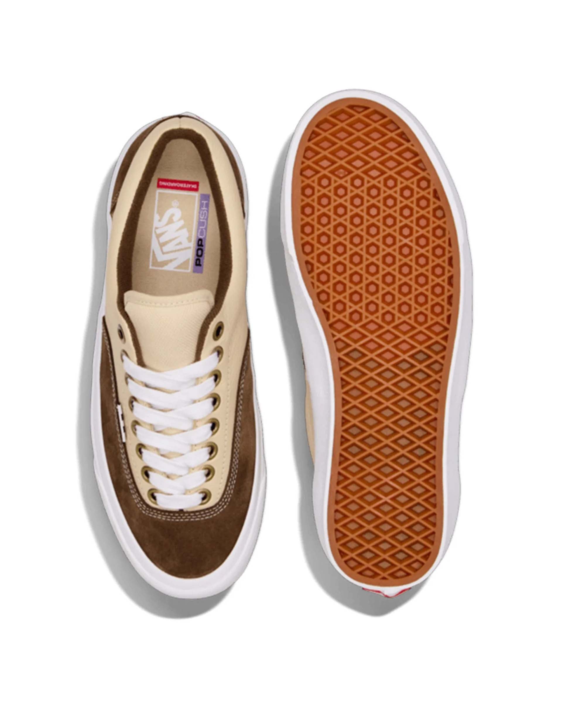 Vans Skate Era Stub Shoes - Brown/Tan