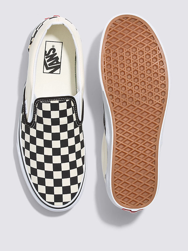 Vans Men's Classic Slip-On Checkered Shoes