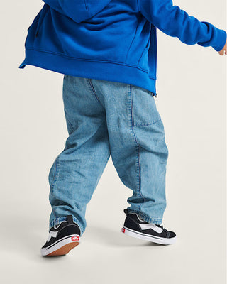 Vans Toddler Knu Skool Shoe - Black/True White