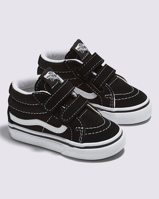 Vans Toddler Sk8-Mid Reissue V Shoes - Black / True White
