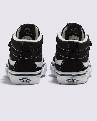 Vans Toddler Sk8-Mid Reissue V Shoes - Black / True White