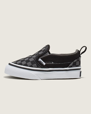 Vans Toddler Slip-On V Shoe - Black/Pewter Grey