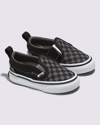 Vans Toddler Slip-On V Shoe - Black/Pewter Grey