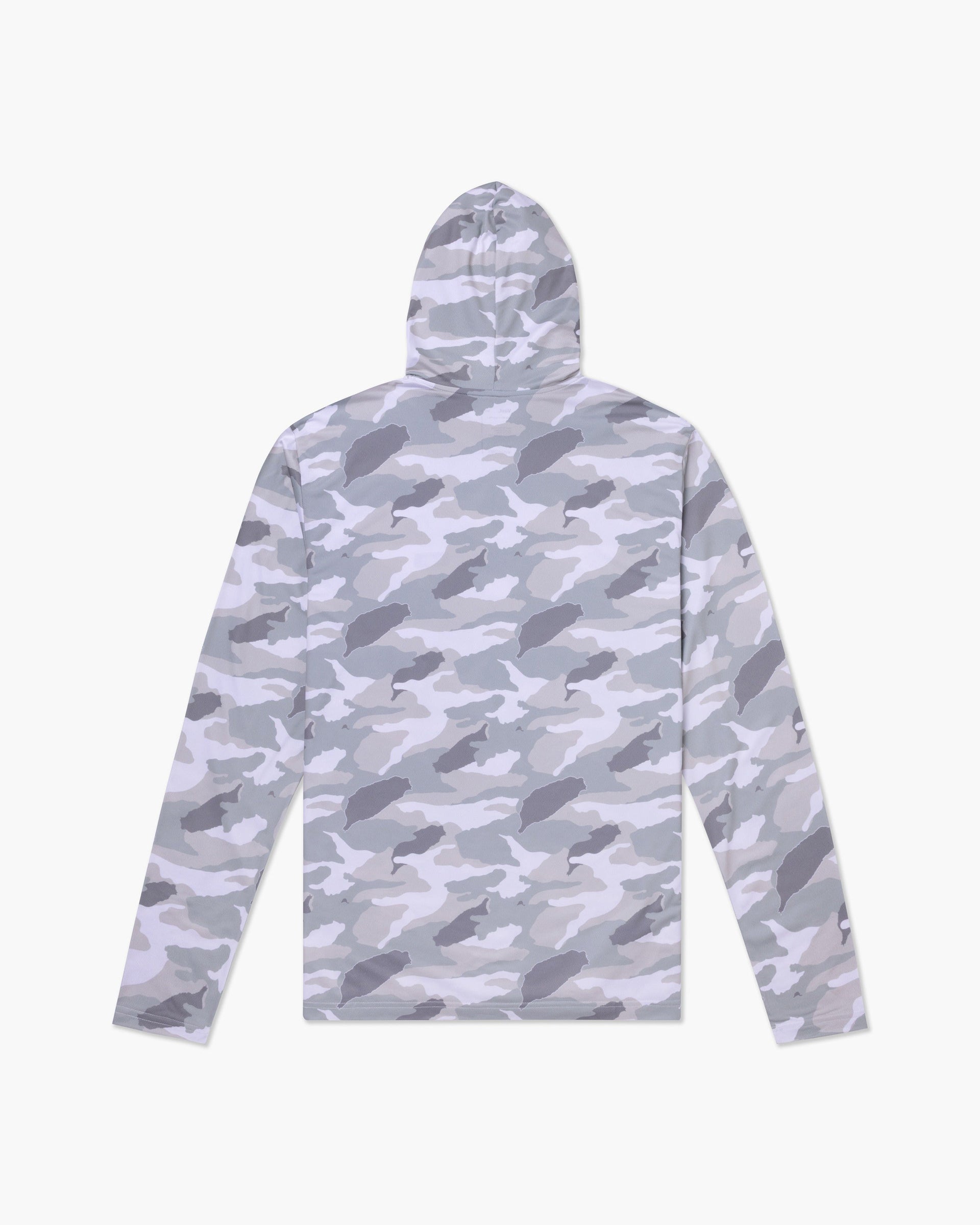 Aqua Terra Lite Camo Tech Daily Hoodie - Light Grey