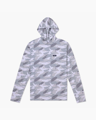 Aqua Terra Lite Camo Tech Daily Hoodie - Light Grey