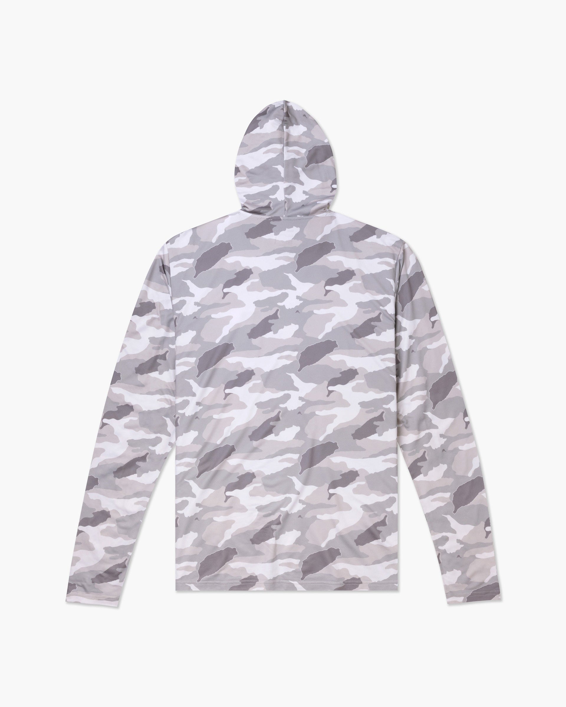 Vast. Men's Aqua Terra Lite Camo Tech Daily Hoodie - Tan