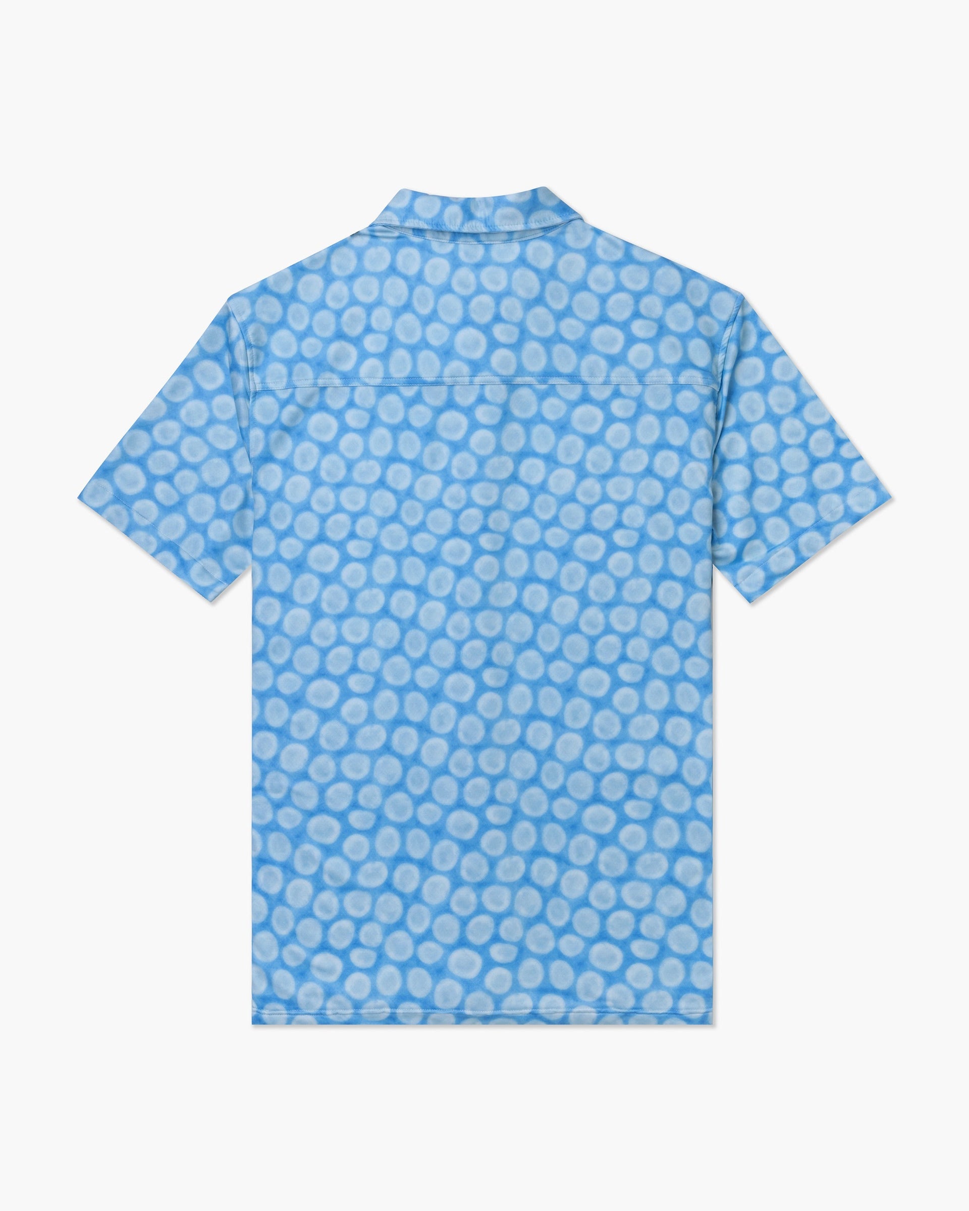 Aqua Terra Mid Century Modern Tech Button Up Shirt - Green Multi
