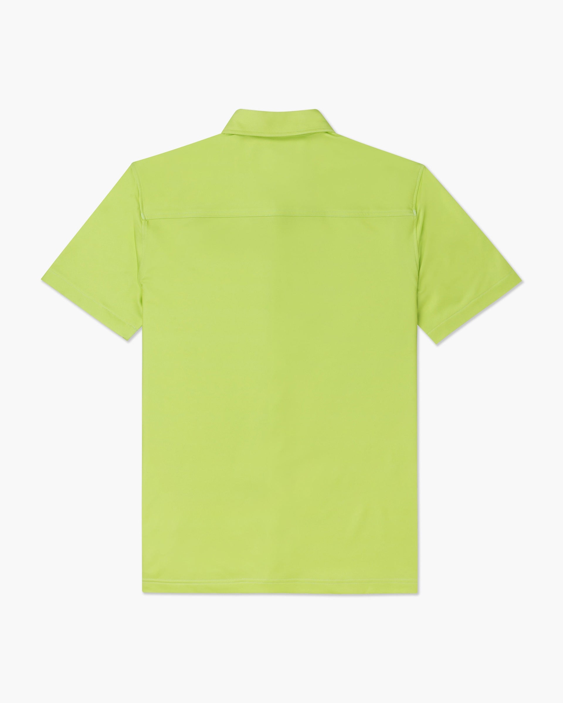 Vast. Men's Aqua Terra Tech Button Up Shirt - Lime