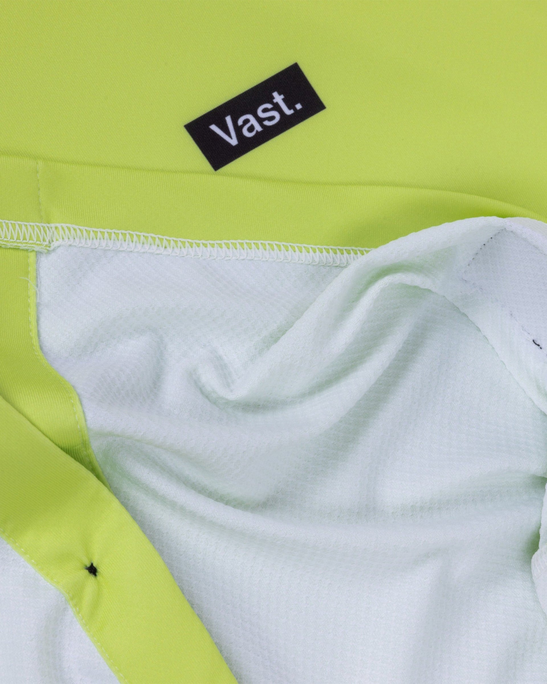 Vast. Men's Aqua Terra Tech Button Up Shirt - Lime