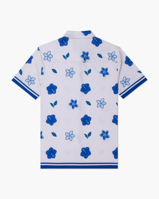 Aqua Terra Floral Dream Tech Button Up - Sand Multi