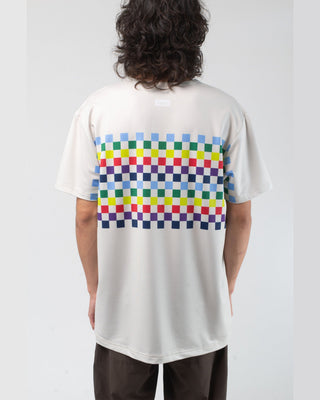 Vast. men's Aqua Terra Colors Tech Short Sleeve T-Shirt - Sand