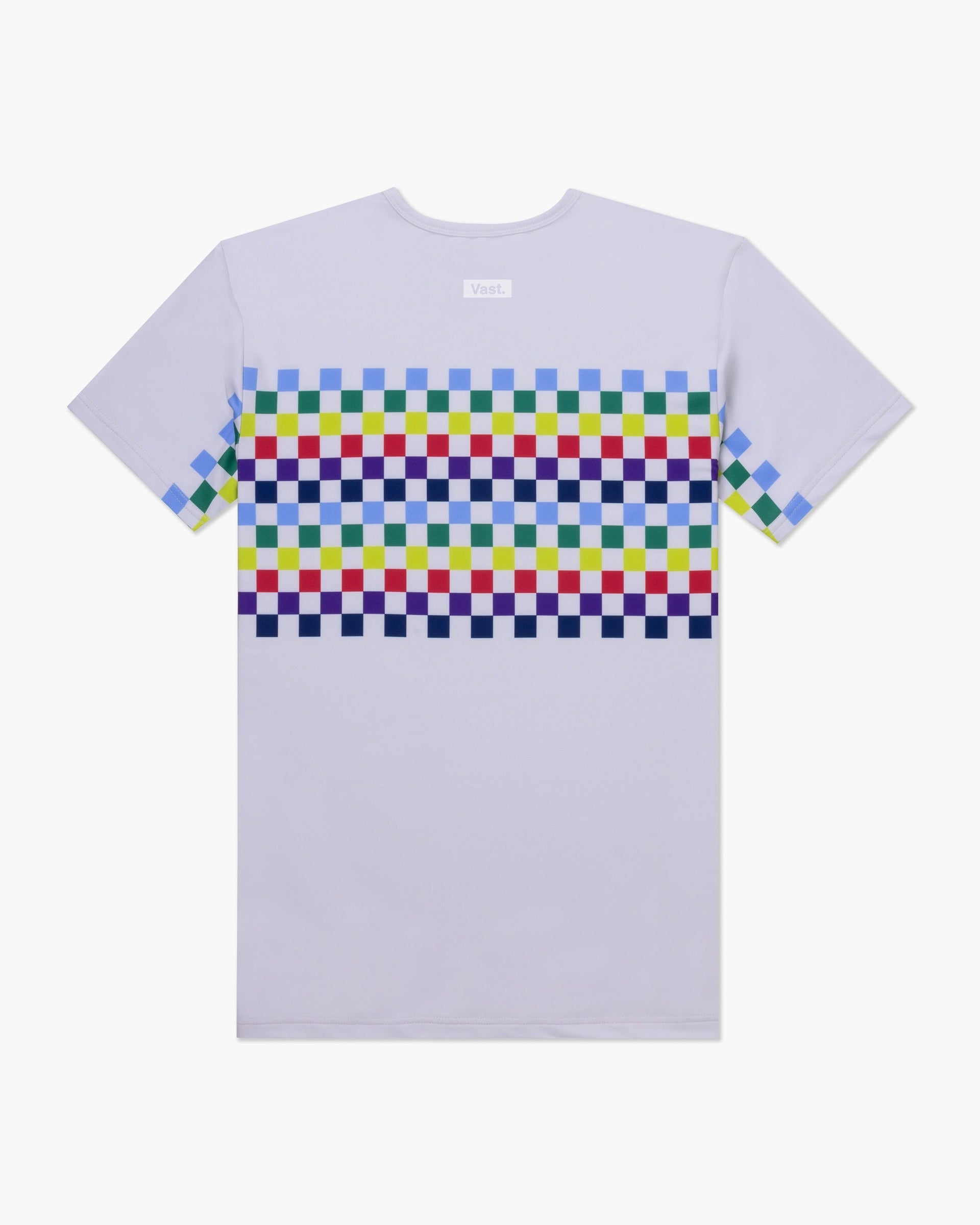 Vast. men's Aqua Terra Colors Tech Short Sleeve T-Shirt - Sand