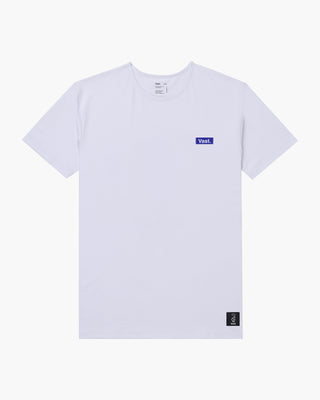 Vast. Men's Aqua Terra Formosa Bear Tech Short Sleeve T-Shirt - White