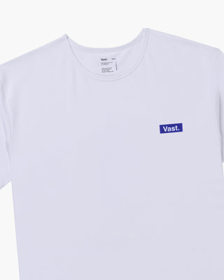 Vast. Men's Aqua Terra Formosa Bear Tech Short Sleeve T-Shirt - White