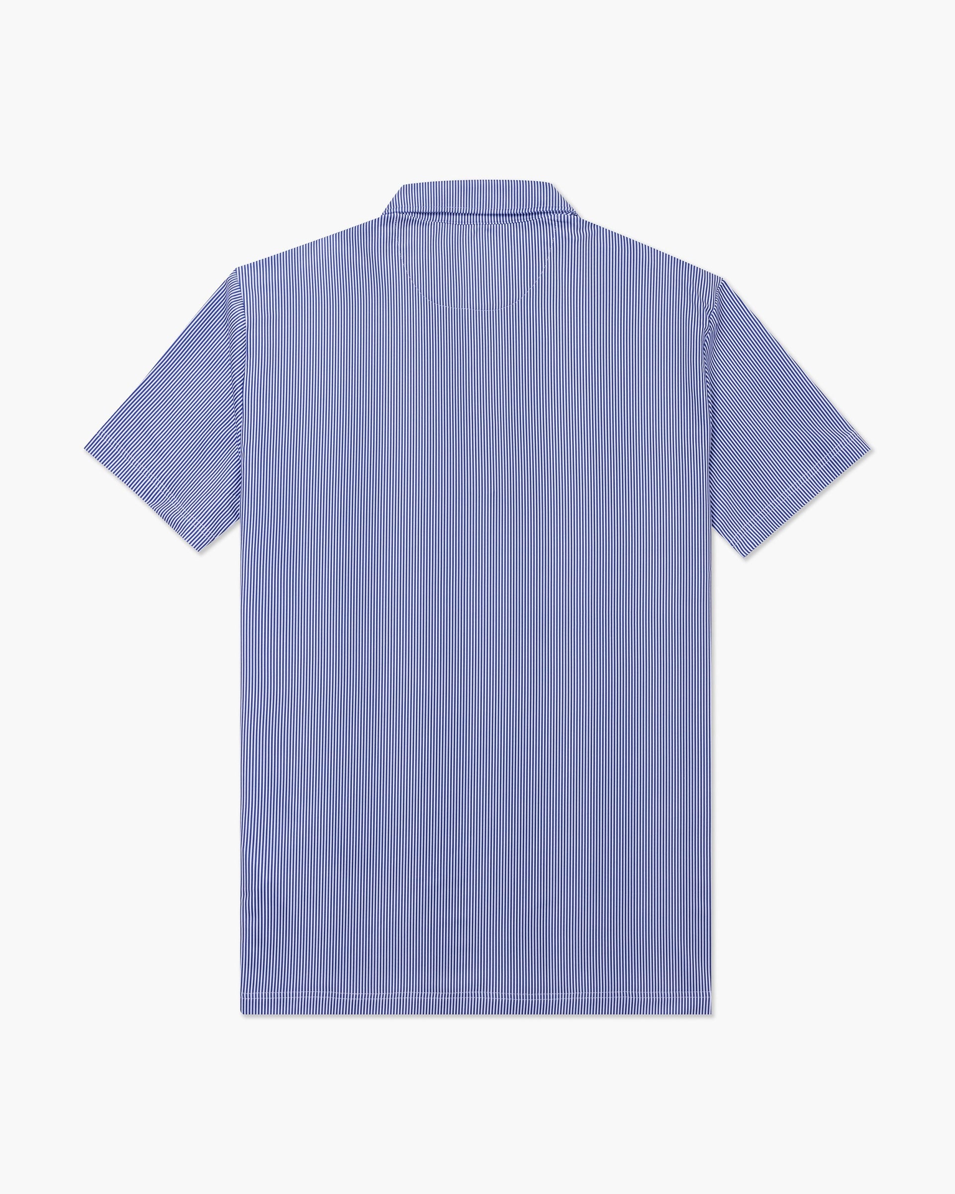 Vast. Men's Aqua Terra Linear Polo - Navy