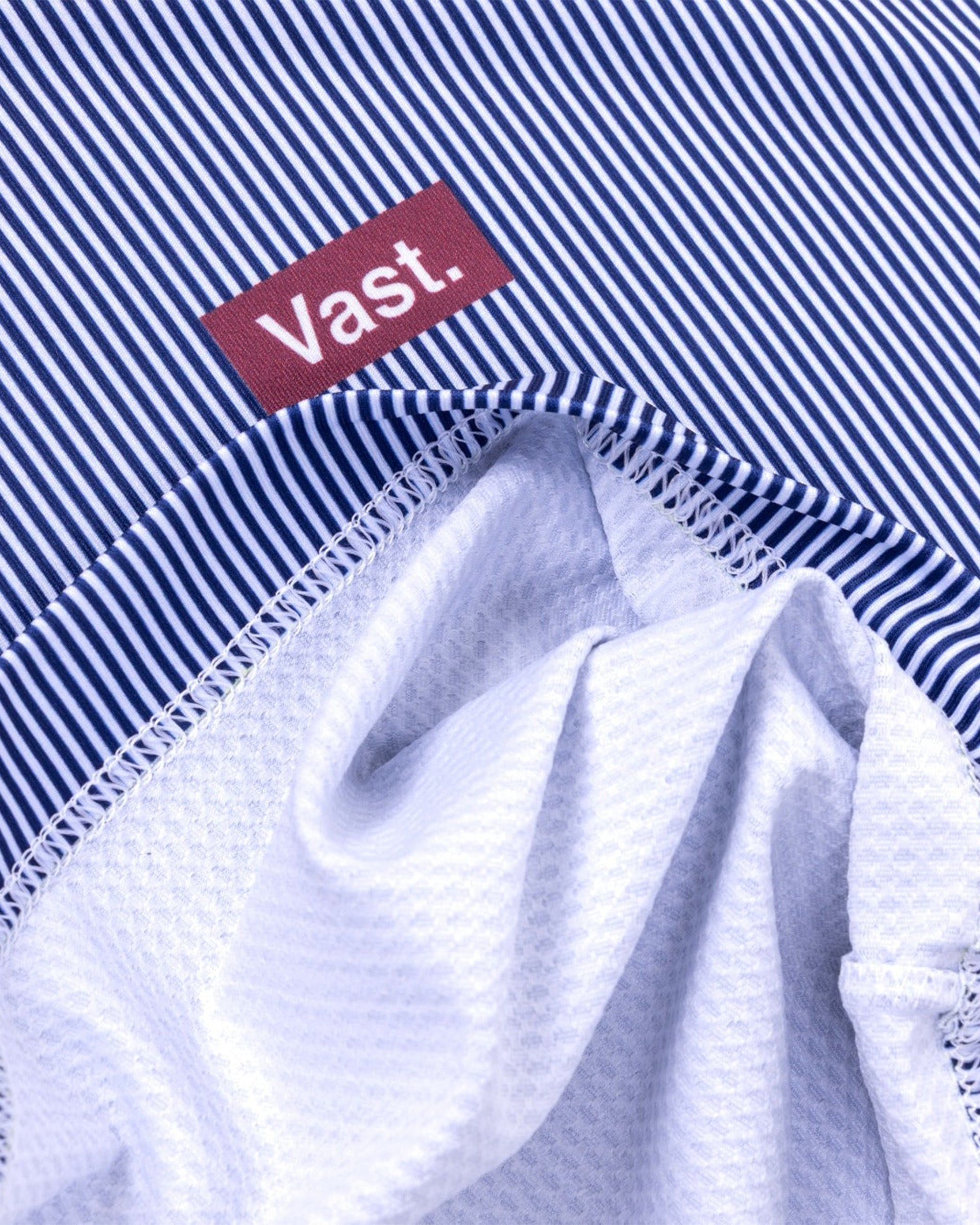 Vast. Men's Aqua Terra Linear Polo - Navy