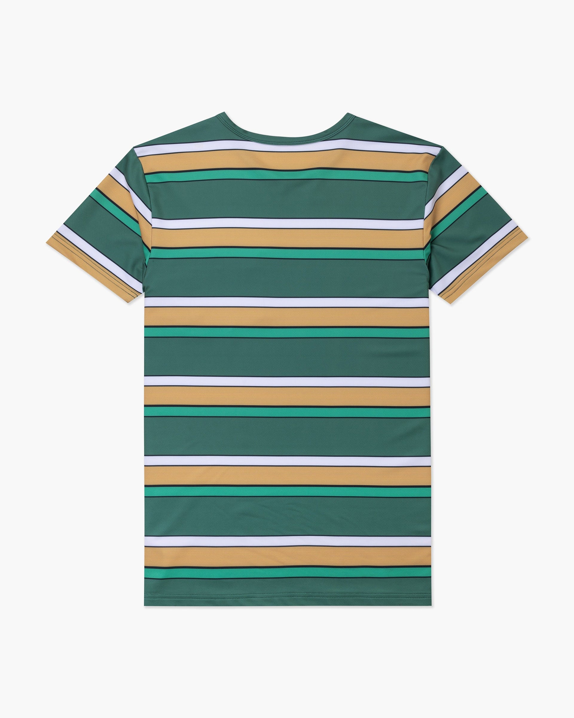 Vast. Aqua Terra On Stripes Tech Tee - Green