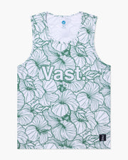 Vast. Aqua Terra Local Leaves Tech Tank - Green