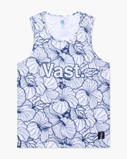 Vast. Aqua Terra Local Leaves Tech Tank - Navy