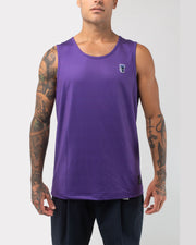 Vast. Men's Aqua Terra Formosa Bear Tech Tank Top - Purple